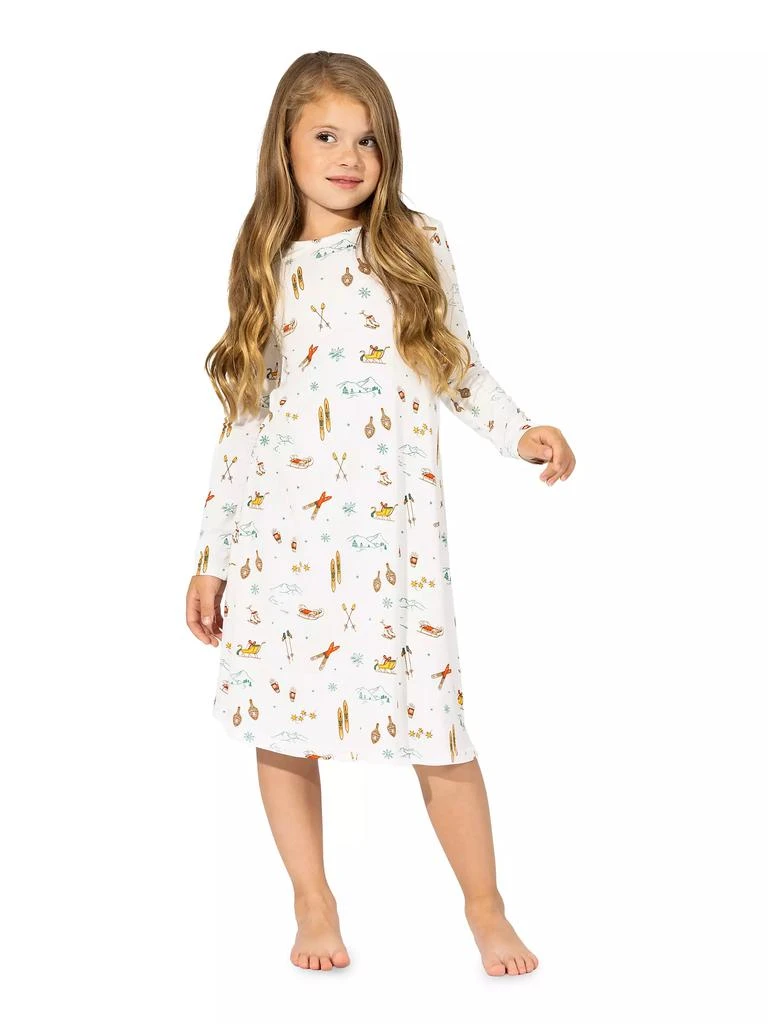 商品Bellabu Bear|Little Girl's &amp; Girl's Vintage Holiday Long-Sleeve Nightgown,价格¥255,第3张图片详细描述