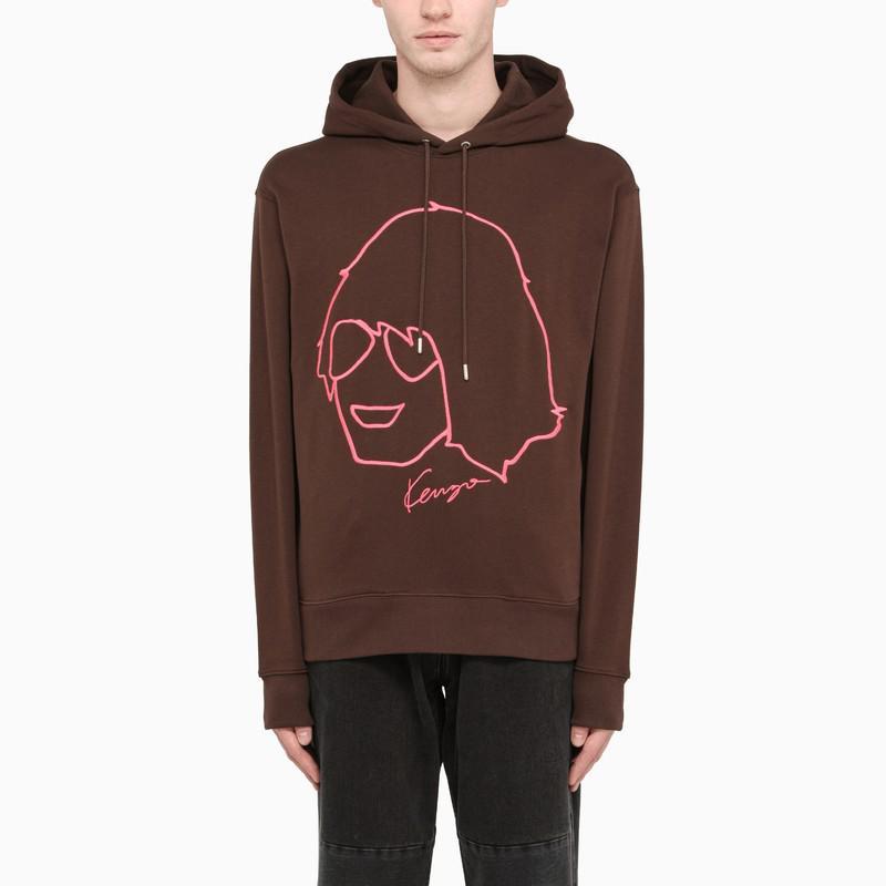 商品Kenzo|Brown hoodie,价格¥690,第1张图片