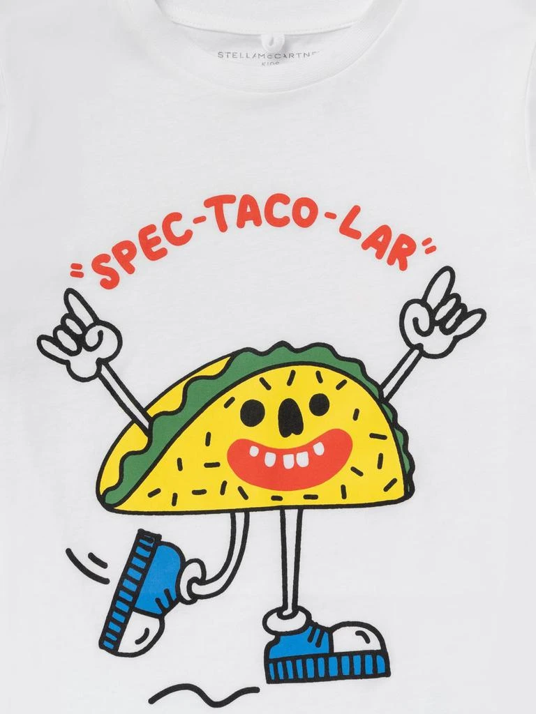 商品Stella McCartney|Taco Print Organic Cotton T-shirt,价格¥348,第1张图片