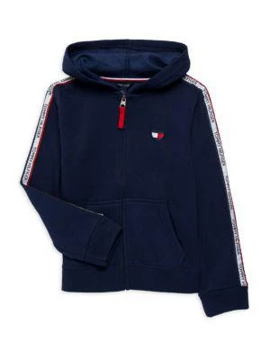 商品Tommy Hilfiger|Girl's Logo Zip Up Hoodie,价格¥188,第1张图片