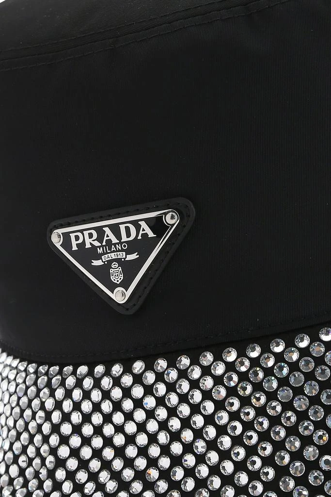 商品Prada|Black Re-Nylon hat,价格¥7090,第3张图片详细描述