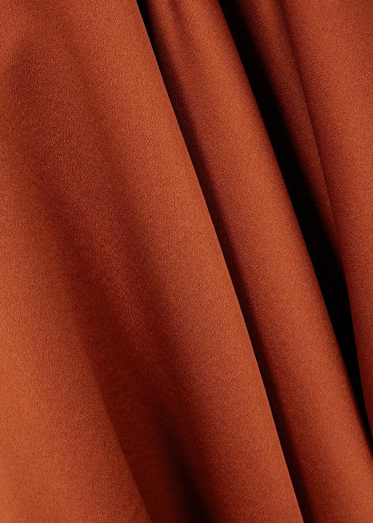 商品Vince|Rust silk-satin blouse,价格¥2403,第7张图片详细描述