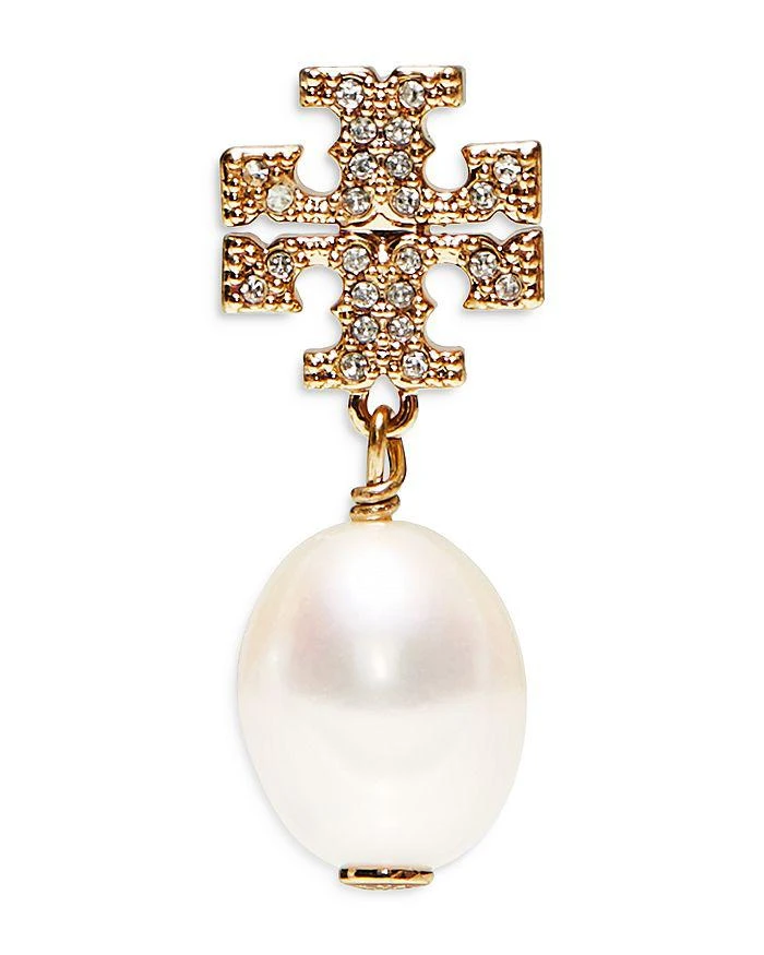 商品Tory Burch|Kira Pavé Cultured Pearl Drop Earrings,价格¥971,第2张图片详细描述