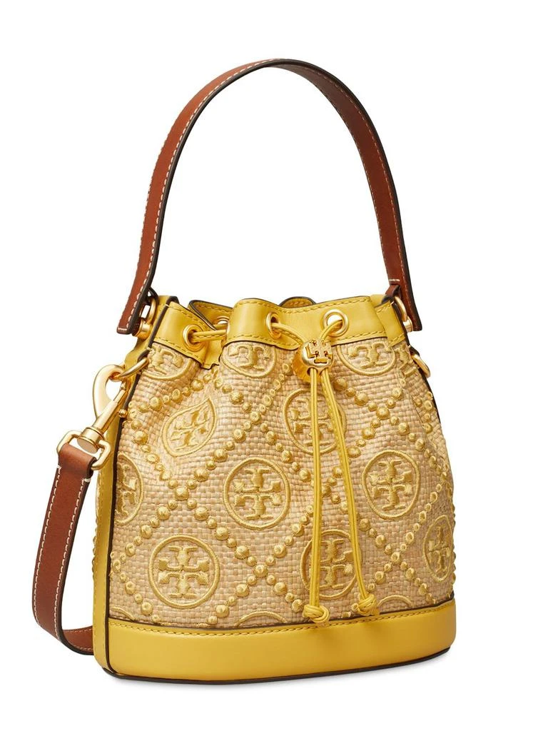 商品Tory Burch|T Monogram Tech & Leather Bucket Bag,价格¥4192,第2张图片详细描述