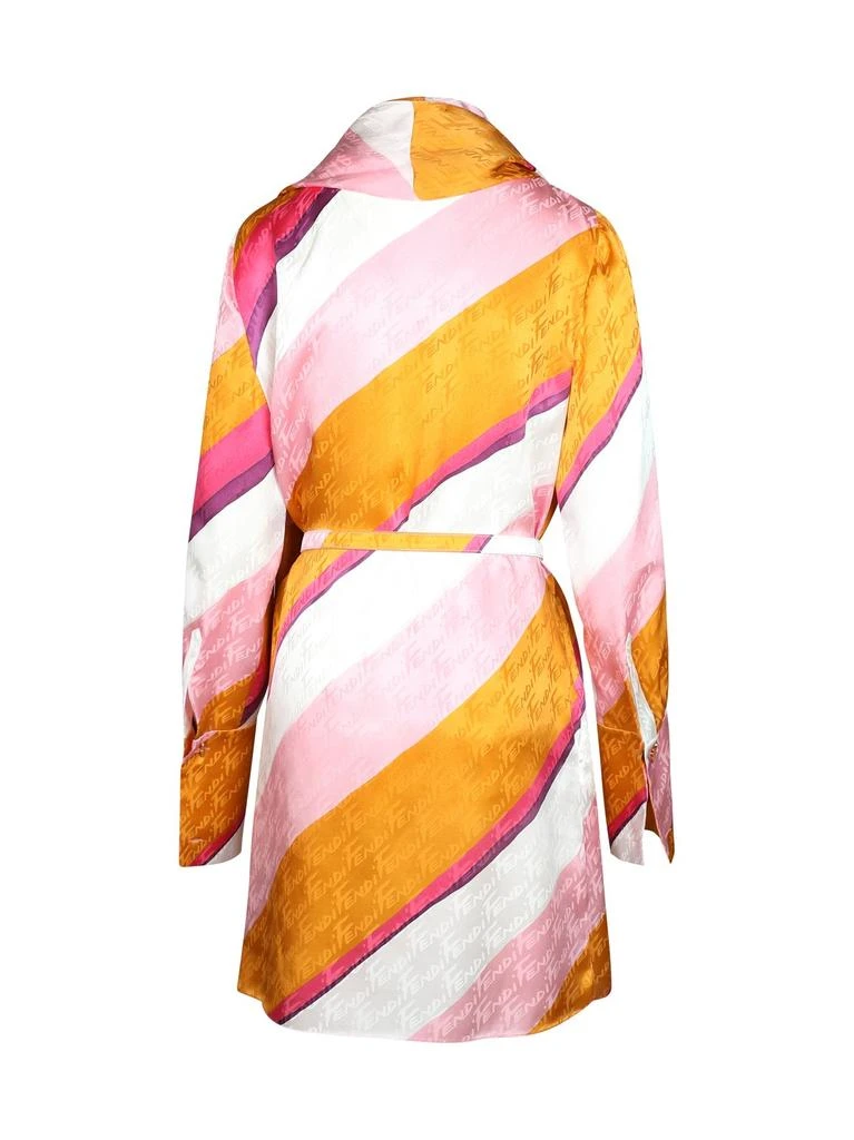 商品Fendi|Fendi Printed Monogram Belted Dress,价格¥8016,第2张图片详细描述