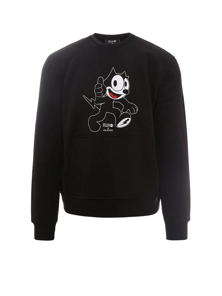 商品Neil Barrett|Neil Barrett X Felix Graphic Print Sweatshirt,价格¥2154,第1张图片