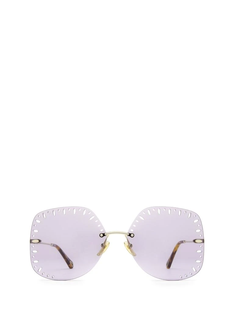 商品Chloé|Chloé CH0111S gold female sunglasses,价格¥2541,第1张图片