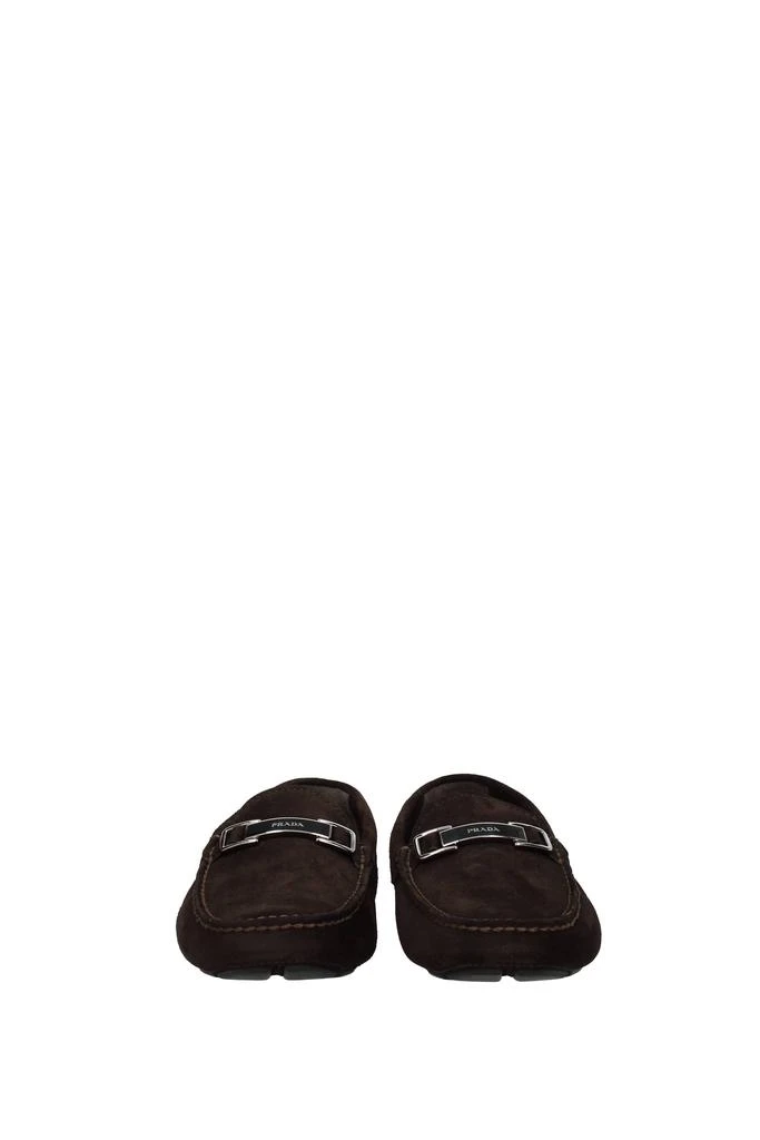 商品Prada|Loafers Suede Brown,价格¥2872,第3张图片详细描述
