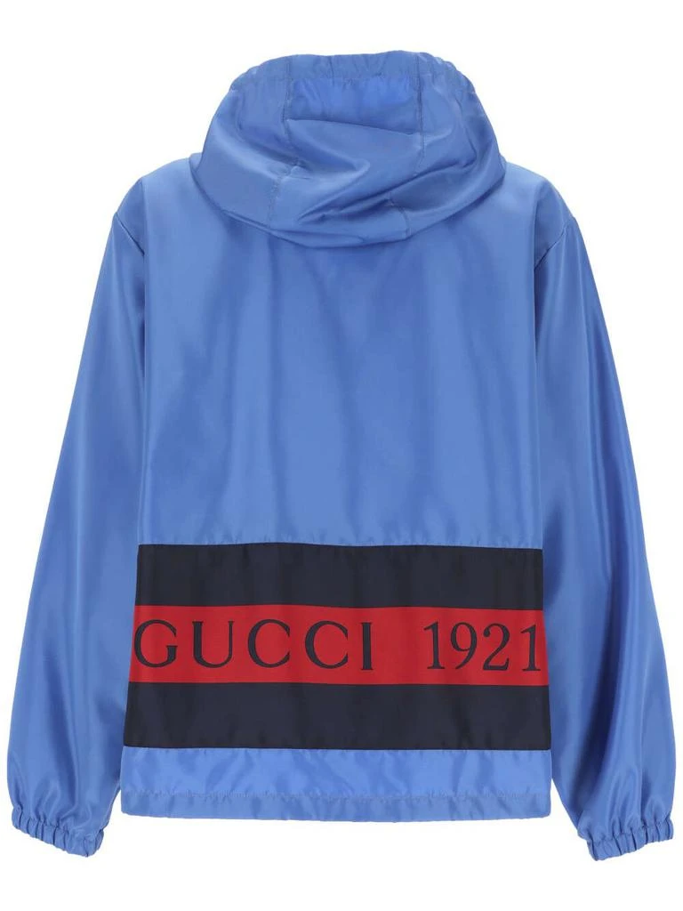 商品Gucci|Gucci Hooded Zip-Up Jacket,价格¥13644,第2张图片详细描述