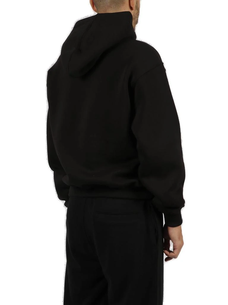 商品Neil Barrett|Neil Barrett Logo Detailed Long Sleeved Hoodie,价格¥1853,第3张图片详细描述