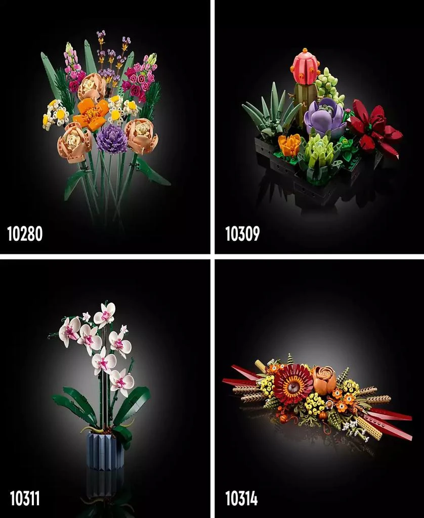 商品LEGO|Icons 10313 Wildflower Bouquet Adult Toy Floral Building Set,价格¥354,第3张图片详细描述