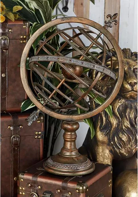 商品Monroe Lane|Lane Traditional Metal Globe,价格¥2174,第2张图片详细描述