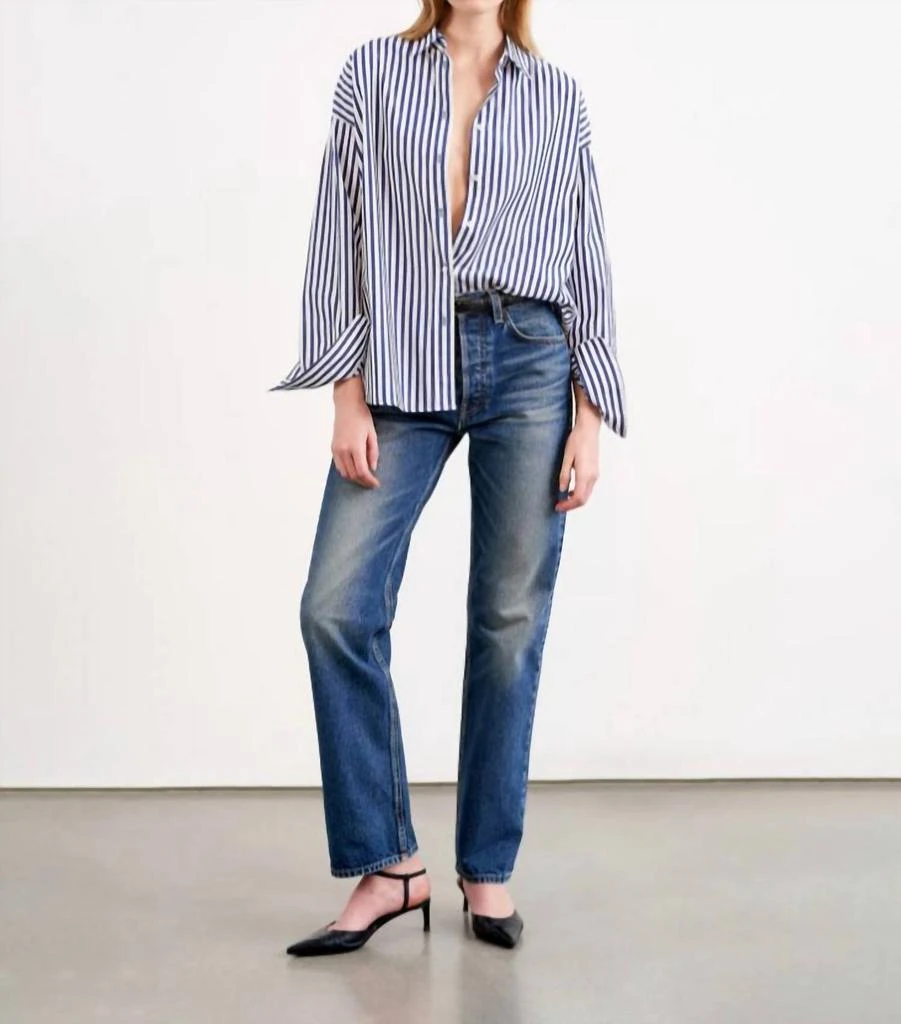 商品Nili Lotan|Women's Smith Jeans In Simon Wash,价格¥2070,第1张图片