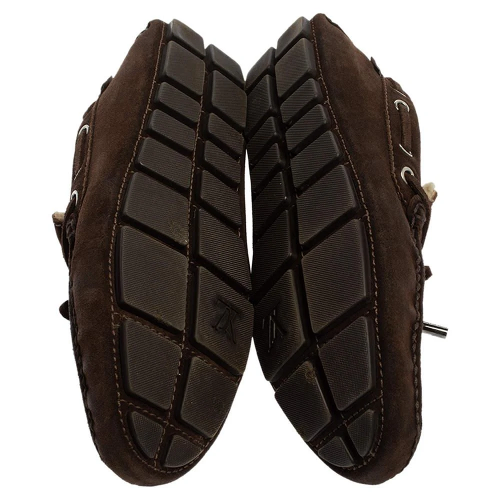 Louis Vuitton Brown Suede Leather Arizona Slip On Loafers Size 42 商品