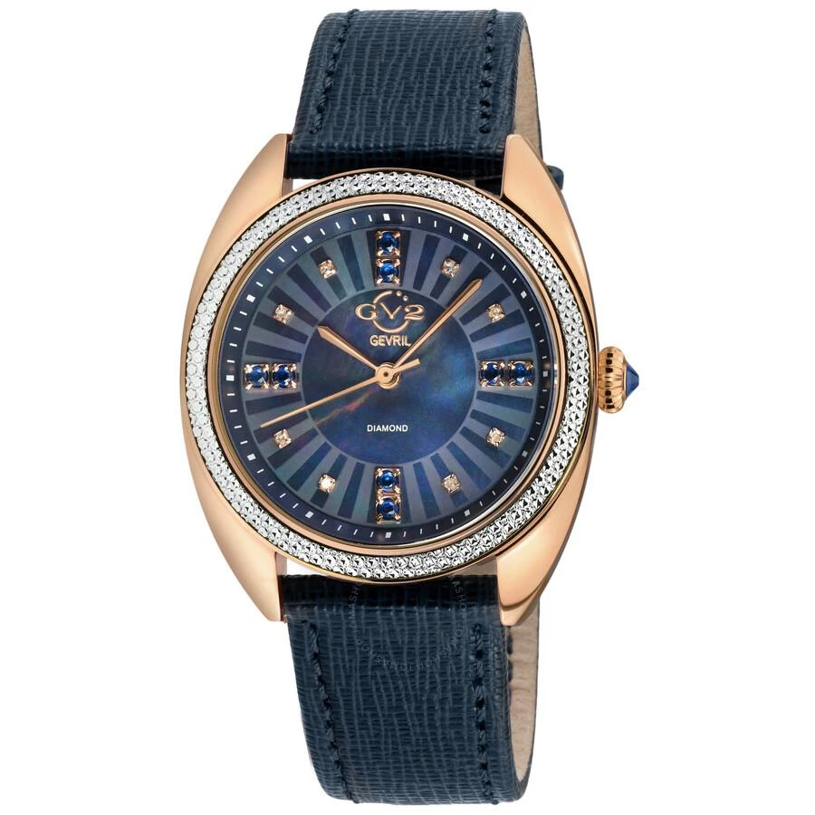 商品Gevril|Palermo Diamond Mother of Pearl Dial Ladies Watch 13104,价格¥2306,第1张图片