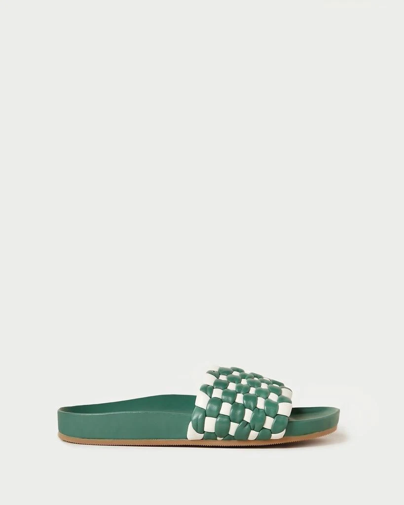 商品Loeffler Randall|Sonnie Slide In Green,价格¥1304,第1张图片