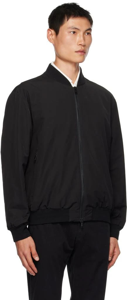 商品Zegna|Black Padded Bomber Jacket,价格¥9773,第2张图片详细描述