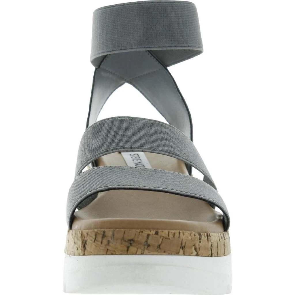 Steve Madden Womens Bandi Ankle Strap Cork Wedge Sandals 商品