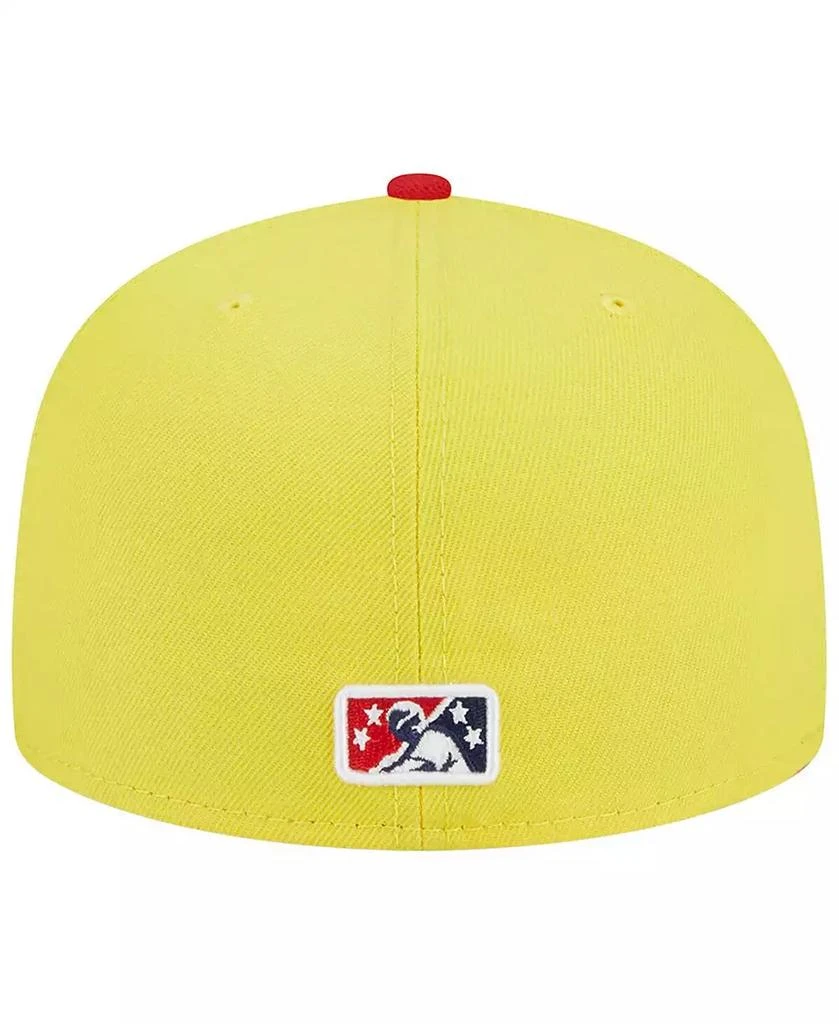 商品New Era|Men's Yellow Jacksonville Jumbo Shrimp Theme Nights Captain Crustacean 59FIFTY Fitted Hat,价格¥314,第2张图片详细描述