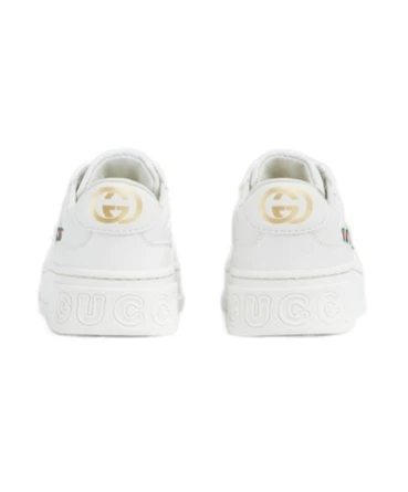 商品Gucci|Gucci 男童运动鞋 8136002SH509014 白色,价格¥3554,第4张图片详细描述