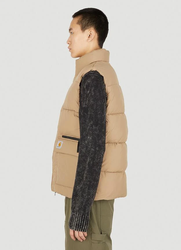 商品Carhartt WIP|Milton Sleeveless Jacket in Beige,价格¥1459,第3张图片详细描述