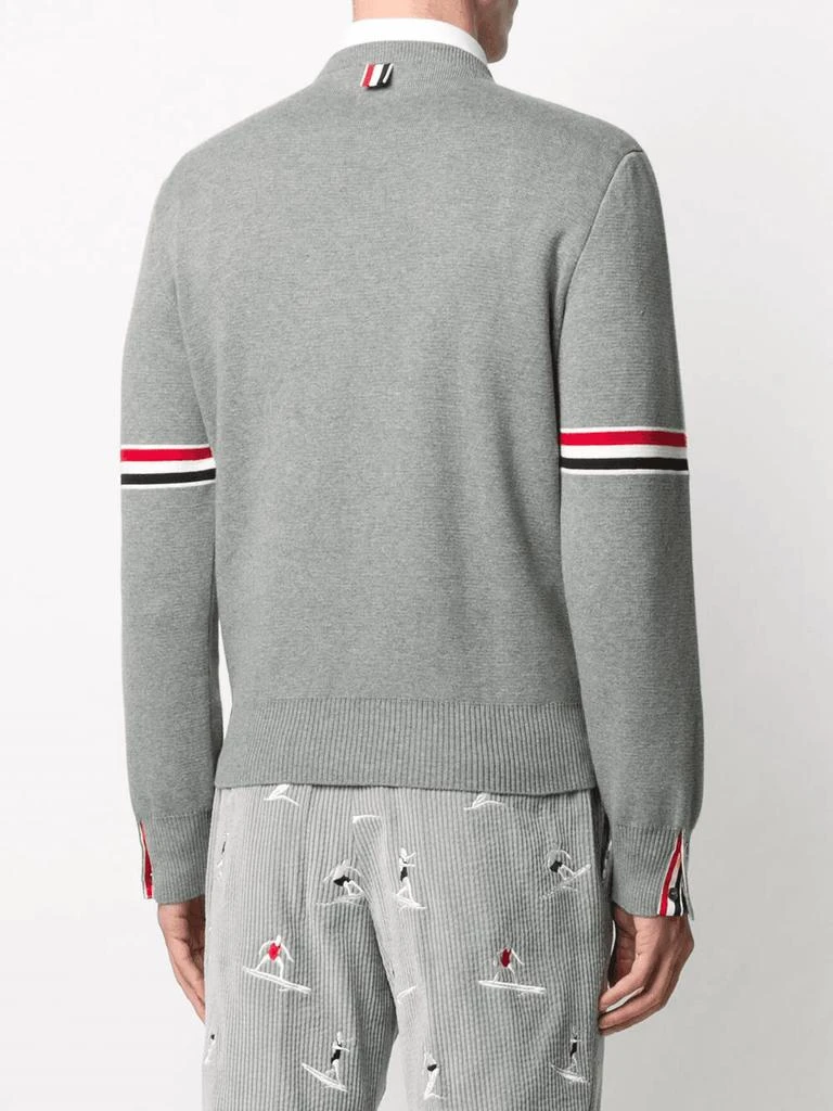 商品Thom Browne|THOM BROWNE Milano stitch crew neck jumper,价格¥7960,第4张图片详细描述