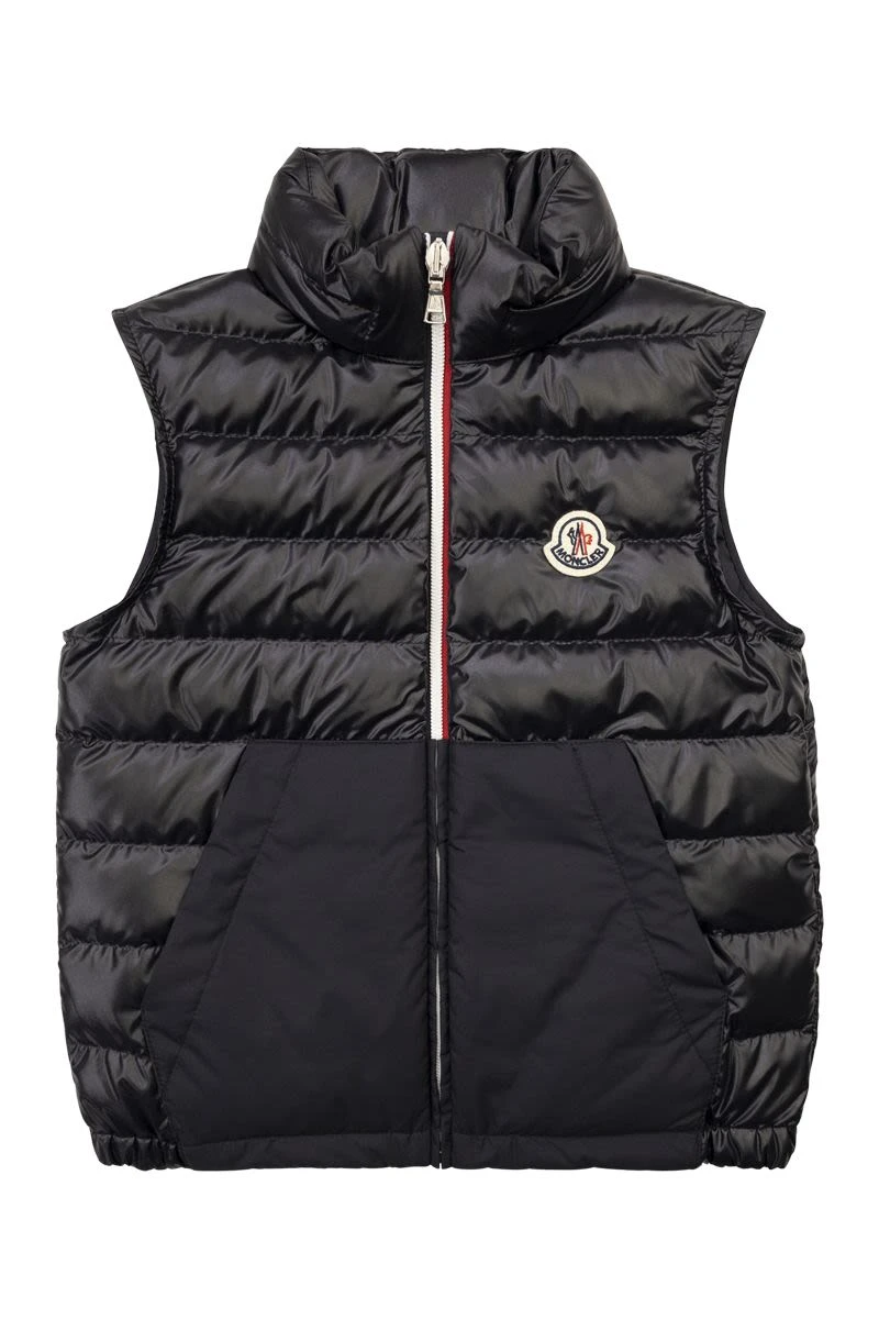 商品Moncler|Moncler 男童大衣 J19541A00015595ZJ778-0 黑色,价格¥2216,第1张图片