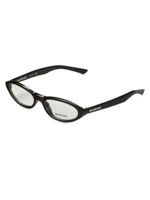 商品Balenciaga|53MM Narrow Oval Optical Glasses,价格¥1025,第2张图片详细描述