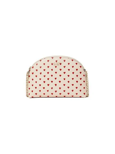 商品Kate Spade|Spencer Heart-Print Shoulder Bag,价格¥629,第1张图片