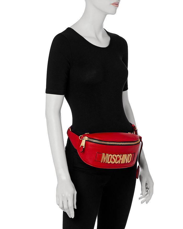商品Moschino|Leather Belt Bag,价格¥5817,第4张图片详细描述