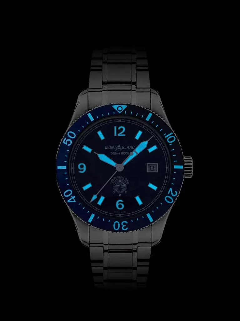 1858 Iced Sea Stainless Steel &amp; Ceramic Bracelet Watch 商品