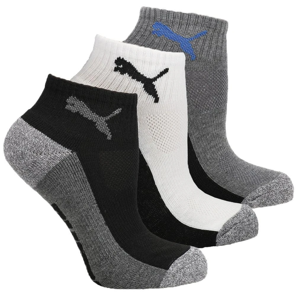 商品Puma|6Pk 1/2 Terry Qtr Crew Socks (Youth),价格¥75,第1张图片