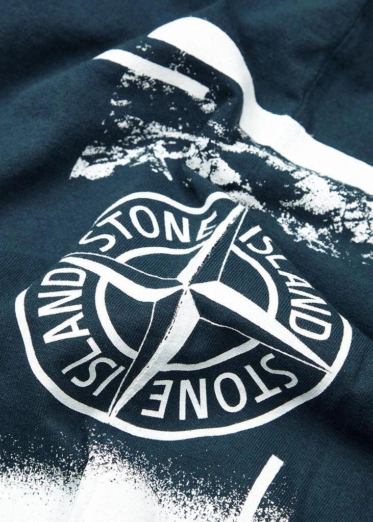 商品Stone Island|Navy logo-print cotton T-shirt T恤,价格¥868,第5张图片详细描述