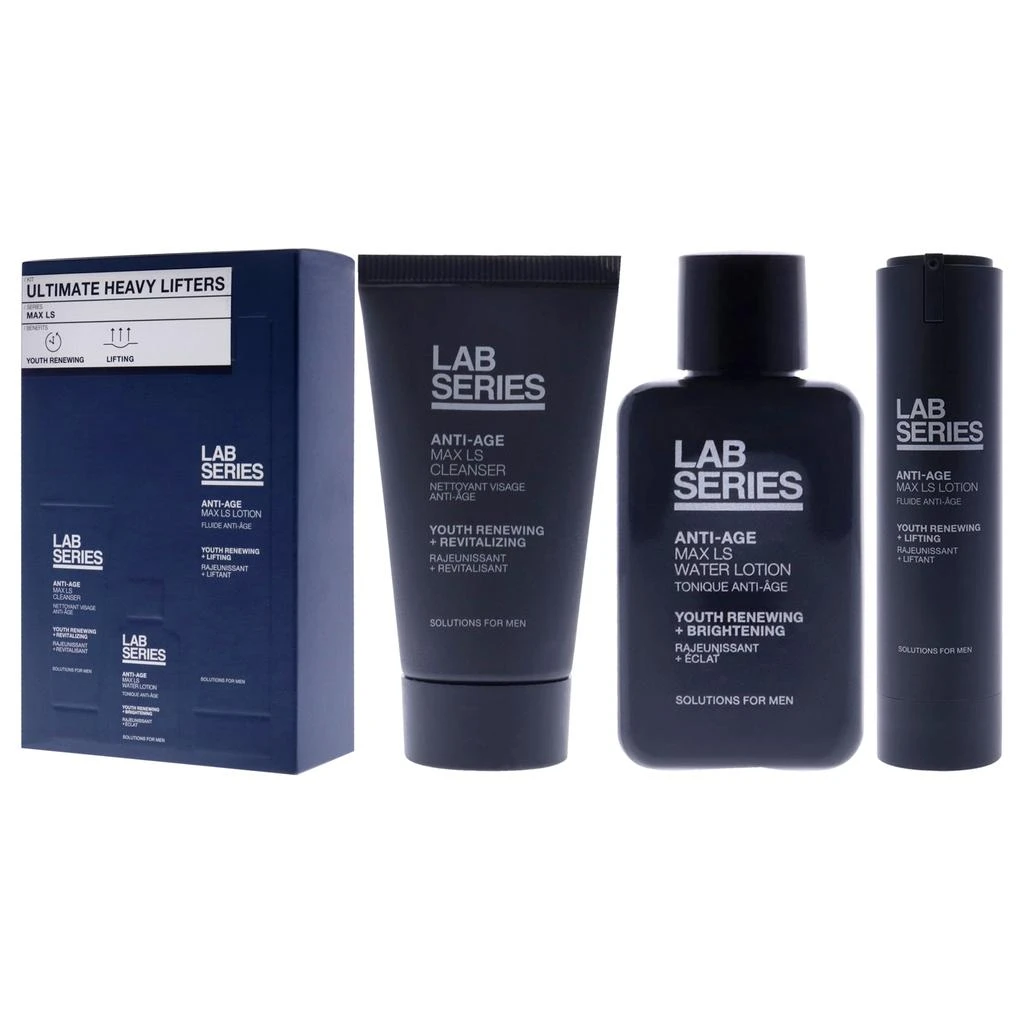 商品Lab Series|Ultimate Heavy Lifters Set by Lab Series for Men - 3 Pc 1oz Anti Age Max LS Cleanser, 1oz Anti Age Max LS Water Lotion, 1.5oz Anti Age Max LS Lotion,价格¥556,第3张图片详细描述