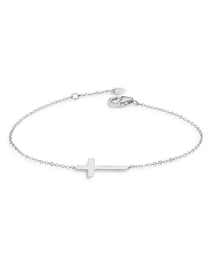 商品Bloomingdale's|Cross Pendant Bracelet in 14K White Gold - Exclusive,价格¥1637,第1张图片