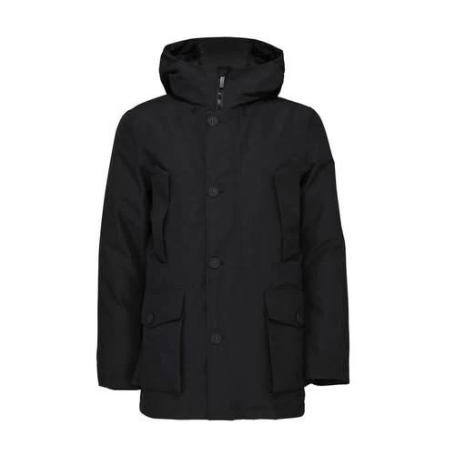 商品Woolrich|【特惠8.7折】包邮包税【预售7天发货】 WOOLRICH 男士 大衣 Mountain GORE-TEX 面料防水连帽派克大衣  CFWOOU0474MRUT1180/1578 WOO8F28VBCK,价格¥7748,第1张图片