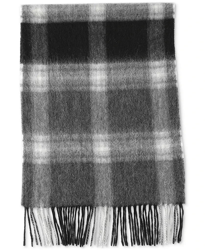 商品Club Room|Men's Maxwell  Plaid Cashmere Scarf, Created for Macy's,价格¥359,第1张图片