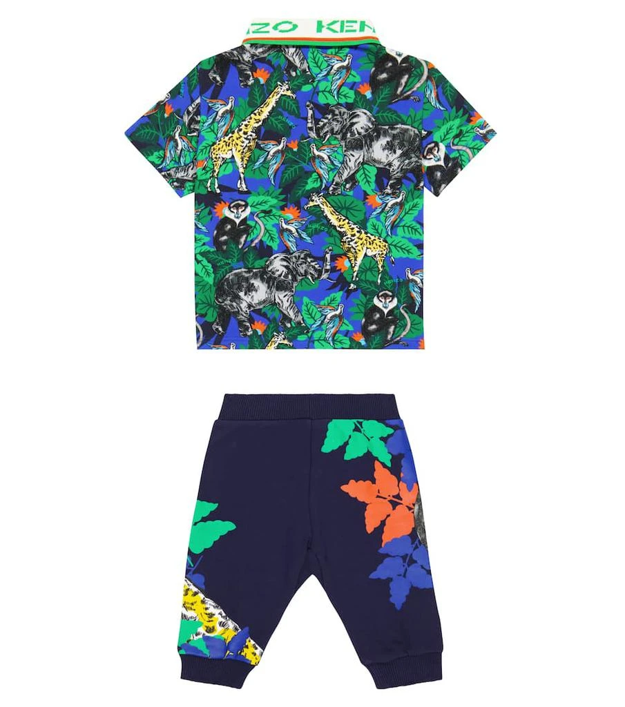 商品Kenzo|婴幼儿 — 印花棉质衬衫与运动裤,价格¥664,第4张图片详细描述