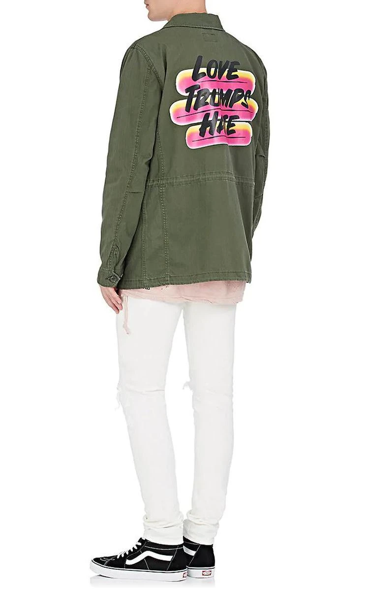 商品Alpha Industries|M-65 Defender Love Trumps Hate Field Jacket,价格¥775,第4张图片详细描述