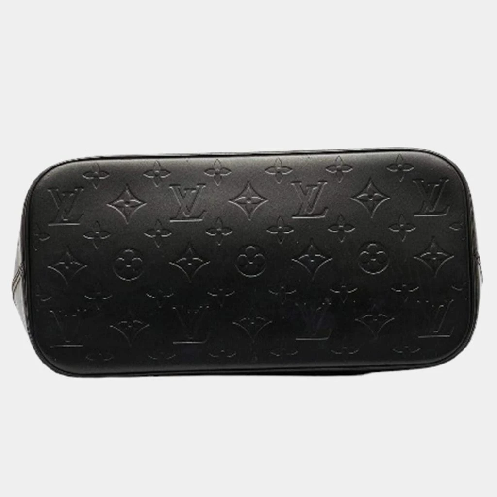 Louis Vuitton Black Leather PVC Monogram Mat Stockton Tote Bag 商品