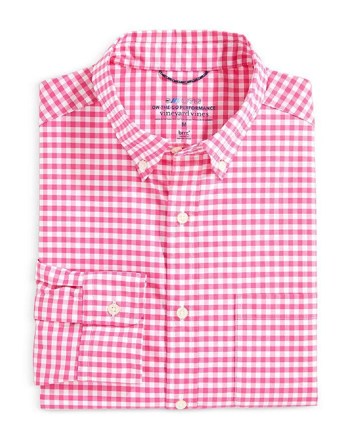 商品Vineyard Vines|Gingham On-The-Go brrr° Classic Fit Shirt,价格¥286,第2张图片详细描述