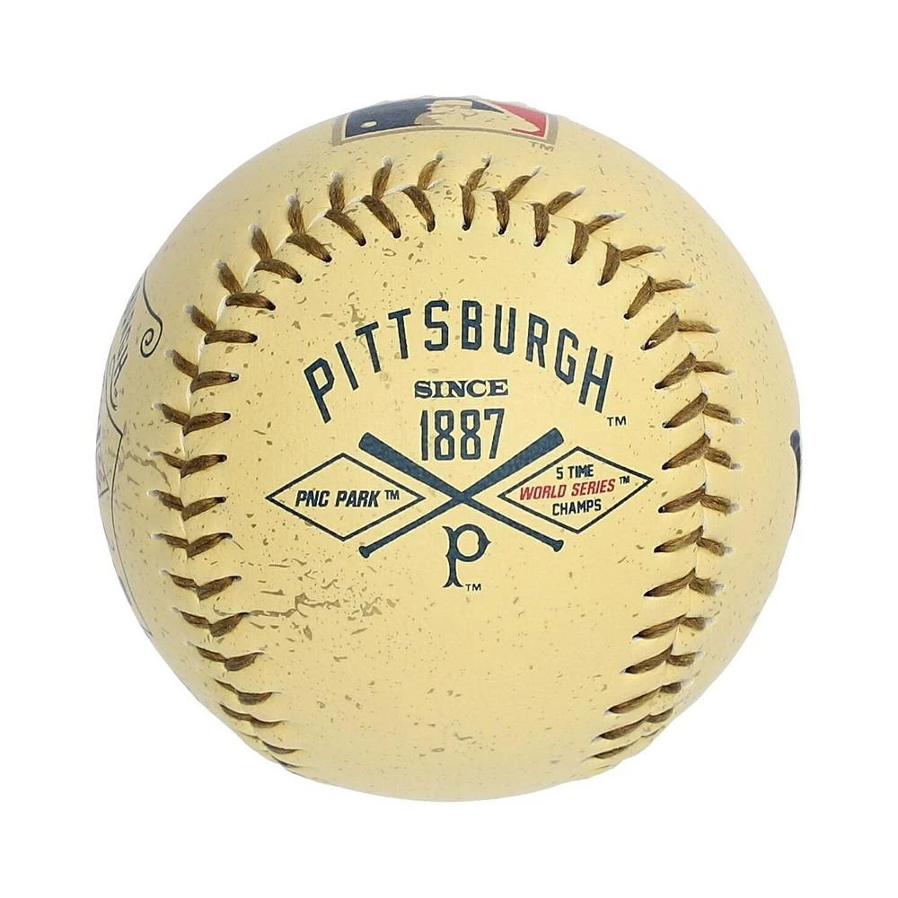 商品Rawlings|Pittsburgh Pirates Cooperstown Collection Vintage-Like Baseball,价格¥112,第3张图片详细描述