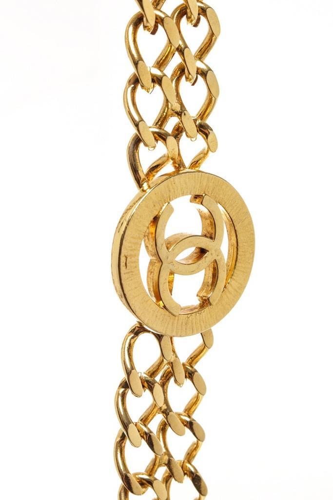 商品[二手商品] Chanel|Chanel Gold Double Oval Link Chain 85cm Necklace/Belt,价格¥14275,第5张图片详细描述