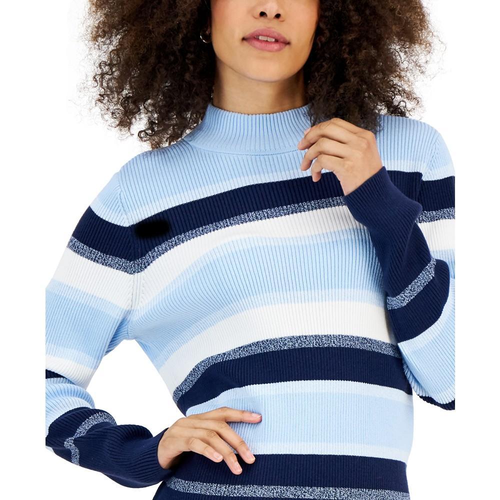 商品Karen Scott|Petite Mock Neck Sydnie Sweater, Created for Macy's,价格¥95,第5张图片详细描述