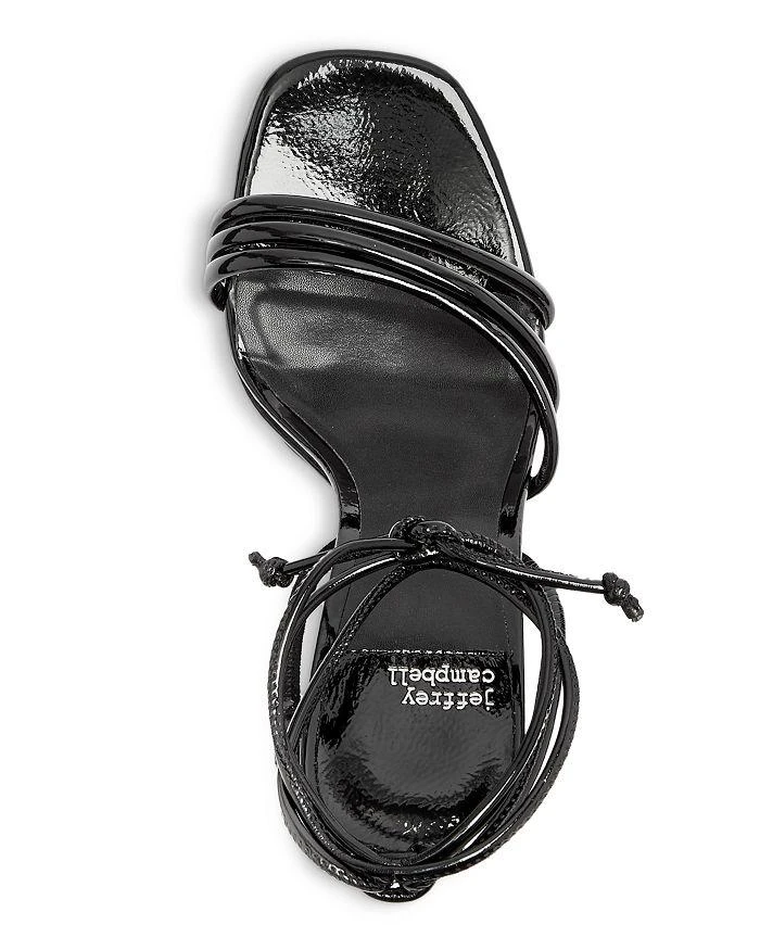 商品Jeffrey Campbell|Jeffrey Campbell Women's Ankle Tie Platform High Heel Sandals,价格¥581,第3张图片详细描述