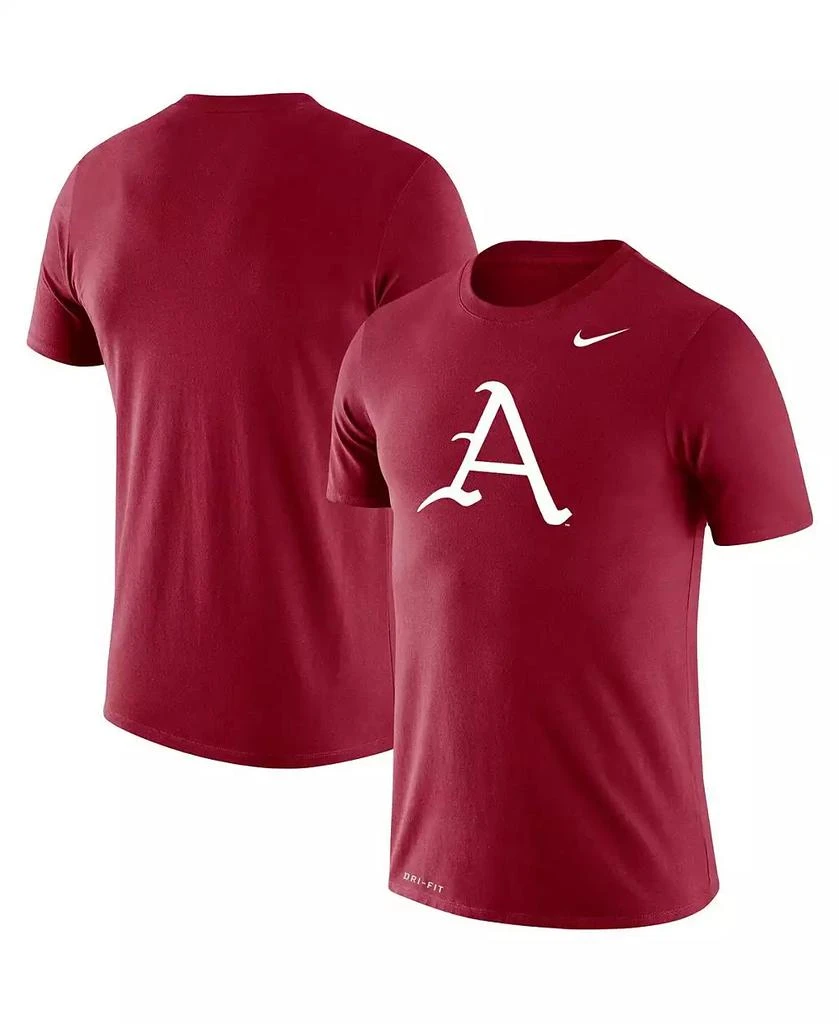 商品NIKE|Men's Cardinal Arkansas Razorbacks School Baseball Logo Legend Performance T-shirt,价格¥241,第2张图片详细描述