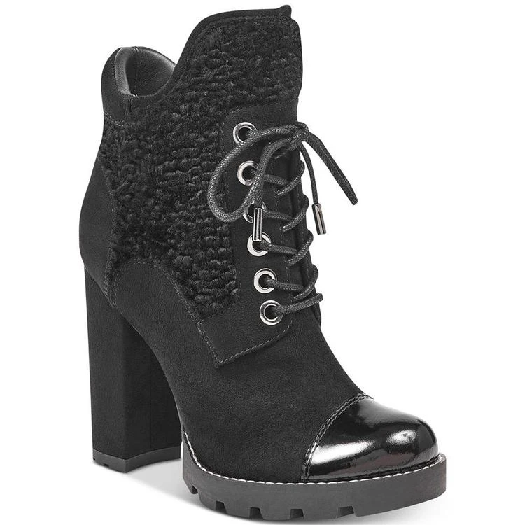 商品GUESS|Women's Roxey Lace-Up Lug Booties,价格¥520,第1张图片