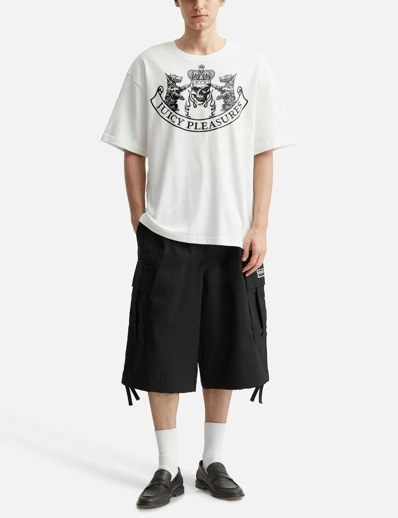 商品Pleasures|Pleasures x Juicy Couture Skull Crest Heavyweight Shirt,价格¥628,第5张图片详细描述