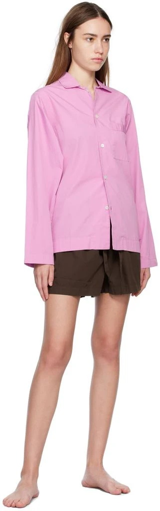 商品Tekla|Purple Pyjama Shirt,价格¥656,第4张图片详细描述
