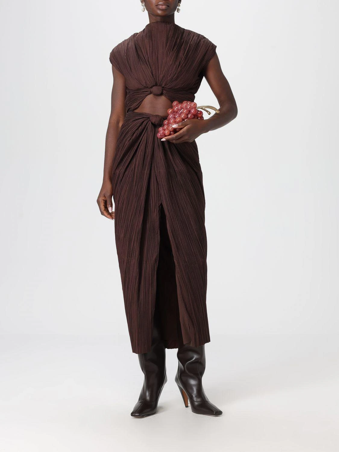 商品【商品预售15天发货】 Cult Gaia|Cult Gaia 女士手拿包 CL3713AC1845CRIMSON 红色,价格¥5794,第5张图片详细描述